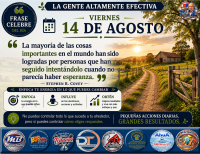 frases celebres para la gente altamente efectiva  para el 14 de agosto